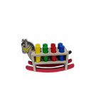 Ver imagem 1 de Brinquedo Educativo Cavalinhio Balanço Pinos de Encaixe