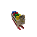 Ver imagem 3 de Brinquedo Educativo Cavalinhio Balanço Pinos de Encaixe