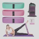 Ver imagem 2 de Kit 3 Elástico para Exercícios Thera Band Extensor 3 Níveis Kit 3 Elasticos Largos