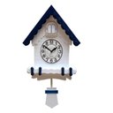 Ver imagem 1 de Relogio Cuco de Parede 3d Pendulo Musical Estilo Madeira Alemao Vintage Decorativo Escritorio Sala