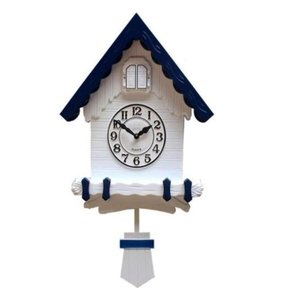 Relogio Cuco de Parede 3d Pendulo Musical Estilo Madeira Alemao Vintage Decorativo Escritorio Sala