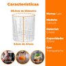 Jogo de Copos de Cristal de Whisky Transparente Calcutá 330ml 4 Peças - Lyor - 7