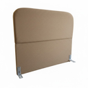 Ver imagem 1 de Cabeceira de Cama Box Queen 160cm Orgânica Bege Escuro - Veludo