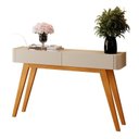 Ver imagem 3 de Conjunto Aparador para Sala de Estar 2 Gavetas 133cm Aros e Painel Sobreposto 180cm sem Led Aros