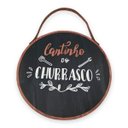 Ver imagem 1 de Quadro Tábua Decorativo Cantinho do Churrasco Madeira Pinus