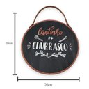 Ver imagem 2 de Quadro Tábua Decorativo Cantinho do Churrasco Madeira Pinus