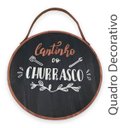 Ver imagem 5 de Quadro Tábua Decorativo Cantinho do Churrasco Madeira Pinus