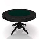 Ver imagem 7 de Mesa de Jogos Carteado 6 Lugares Bellagio com Gavetas e Tampo Reversível com Tecido Preto/Verde G42