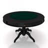 Mesa de Jogos Carteado 6 Lugares Bellagio com Gavetas e Tampo Reversível com Tecido Preto/Verde G42  - 7