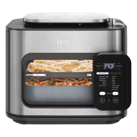 Airfryer Forno Ninja Combi SFP701 120V 1760W 12-em-1 Multifuncional Grill Air Fry Convecção Preto
