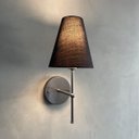 Ver imagem 3 de Kit 2 Arandelas Luminária de Parede Clássicas Chumbo com Cúpula Preto Ref 05