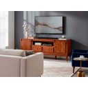 Ver imagem 3 de Rack Linz 2 Portas Madeira 2 Gavetas Pés Luis Xv 75 X 195 X 40 Cm (a X L X P)