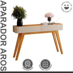 Conjunto Aparador 2 Gavetas 133cm Aros e Buffet para Sala de Jantar 2 Portas 92cm Aros - 8