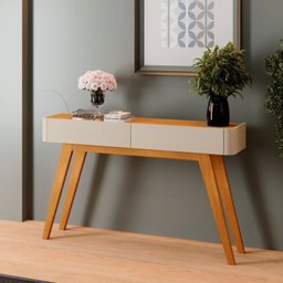 Conjunto Aparador 2 Gavetas 133cm Aros e Buffet para Sala de Jantar 2 Portas 92cm Aros - 2