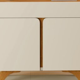 Conjunto Aparador 2 Gavetas 133cm Aros e Buffet para Sala de Jantar 2 Portas 92cm Aros - 18