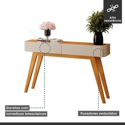 Conjunto Aparador 2 Gavetas 133cm Aros e Buffet para Sala de Jantar 2 Portas 92cm Aros - 7