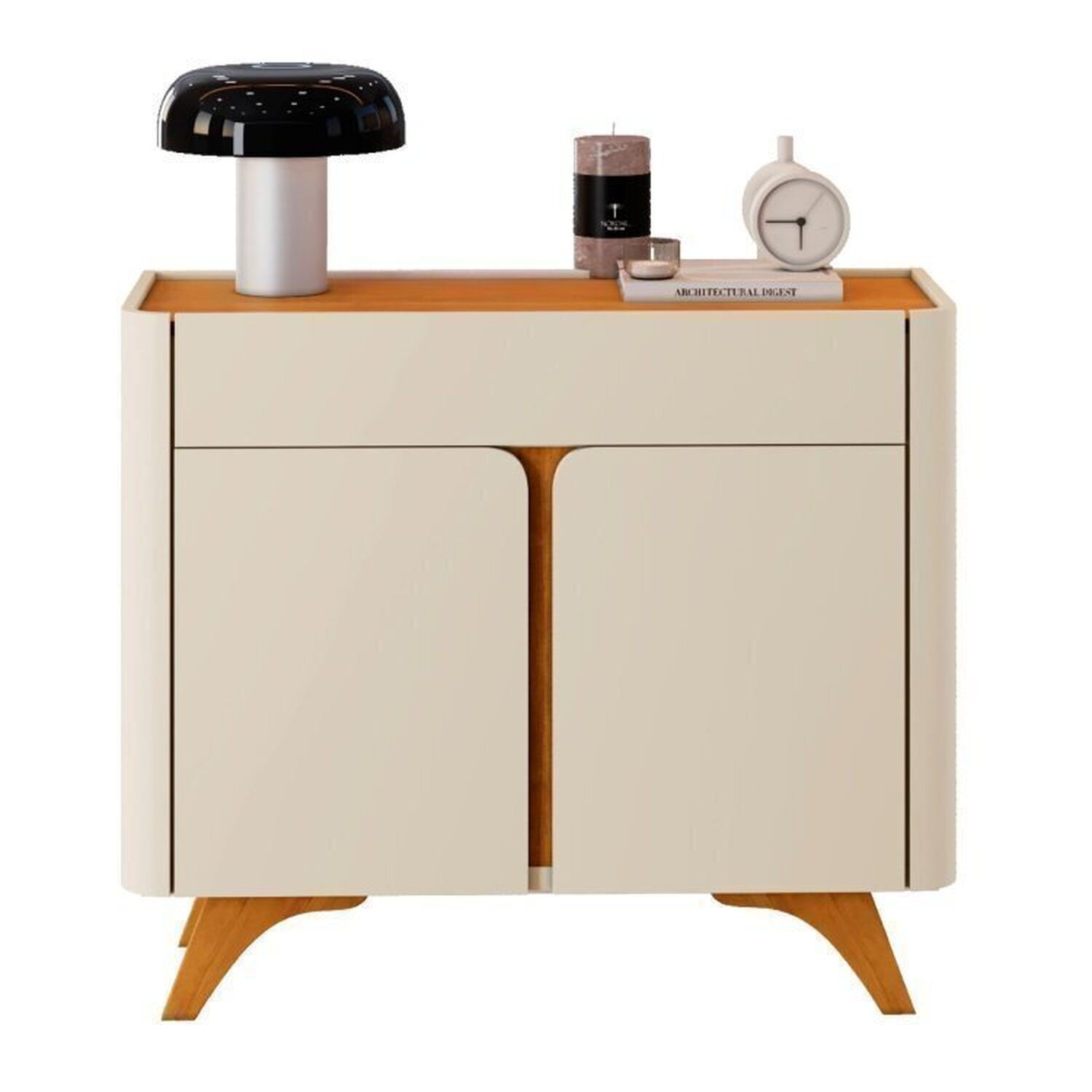 Conjunto Aparador 2 Gavetas 133cm Aros e Buffet para Sala de Jantar 2 Portas 92cm Aros - 12