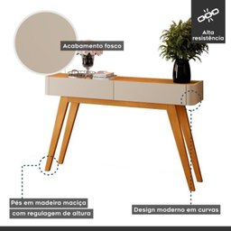 Conjunto Aparador 2 Gavetas 133cm Aros e Buffet para Sala de Jantar 2 Portas 92cm Aros - 9