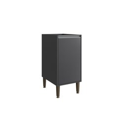 Cozinha Modulada Atena 100% MDF 12 Peças Grafite - Arte Cas - 12