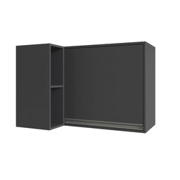 Cozinha Modulada Atena 100% MDF 12 Peças Grafite - Arte Cas - 9