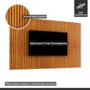 Ver mais imagens de Conjunto Penteadeira Camarim 5 Gavetas Bulgária e Painel para Tv até 75 Polegadas Ripado