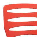 Ver imagem 6 de Kit 06 Cadeiras para Cozinha Área Gourmet Jardim Empilhável Larsen P03 Vermelho - Lyam Decor