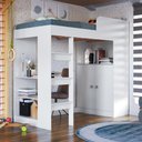 Ver imagem 1 de Cama Multifuncional Solteiro Art In Móveis San Francisco Branco