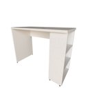 Ver imagem 4 de Conjunto de Mesa com Prateleiras para Escritório ou Home Office de Largura 110cm MDF Branco