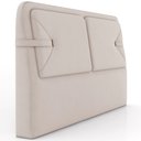 Ver imagem 7 de Cabeceira Cama Box Queen Estofada 160cm Mali P05 Veludo Bege - Lyam Decor