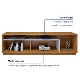 Kit 2 Peças com Rack para Tv até 75 Polegadas Granada e Buffet Piazza 100% MDF - 11