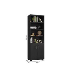 Conjunto para Escritório 7 Peças com Escrivaninha Gávea 1 Gaveteiro 4 Gavetas e 5 Armários Espresso Móveis - 7