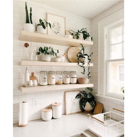 Kit 3 Prateleiras 110x15 Suporte Invisível Madeira Maciça