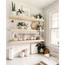 Ver imagem 1 de Kit 3 Prateleiras 110x15 Suporte Invisível Madeira Maciça