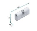 Ver imagem 2 de Fechadura Haga - Nano - Espelho 280 - Externa -21345b