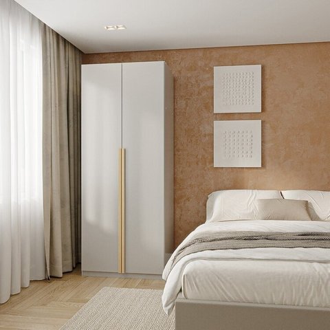 Guarda-roupa Modular 80cm com Portas e Gaveteiro Jade CabeCasa MadeiraOriginals