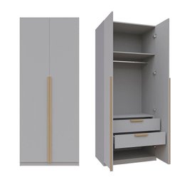 Guarda-roupa Modular 80cm com Portas e Gaveteiro Jade Cabecasa Madeiramadeira - 8