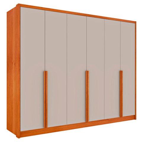 Guarda Roupa Casal Fortuna 6 Portas 6 Gavetas Tcil Móveis