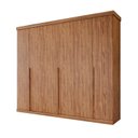Ver imagem 2 de Guarda-Roupa Casal 267cm 6 Portas 100% MDF Linhares Espresso Móveis Marrom/Cinamomo