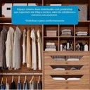 Ver mais imagens de Guarda-Roupa Casal 267cm 6 Portas 100% MDF Linhares Espresso Móveis Marrom/Cinamomo
