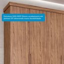 Ver imagem 6 de Guarda-Roupa Casal 267cm 6 Portas 100% MDF Linhares Espresso Móveis Marrom/Cinamomo
