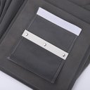 Ver imagem 3 de Organizador Vertical Guarda Roupa 6 Divisoes Closet Suspenso TNT Dobravél Roupas Sapatos Prateleira