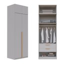 Ver imagem 4 de Guarda-Roupa Planejado 2 Peças 4 Portas Jade CabeCasa MadeiraOriginals Cinza/Urbano