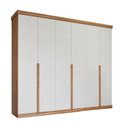 Ver imagem 2 de Guarda-Roupa Casal 267cm 6 Portas 100% MDF Linhares Espresso Móveis Off White/Cinamomo