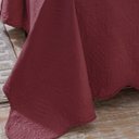 Ver imagem 3 de Kit Cobre-leito Casal Dual Tone + 2 Porta Travesseiros - Vinho Rose - Jolitex 33667