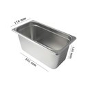 Ver imagem 2 de Cuba Gastronômica de Inox Gn 1/3 de 150 Mm Dj13150ct Frigopro