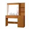 Conjunto Penteadeira Camarim Londres New e Painel Ripado 135x182cm Mdf/mdp Versa - 3