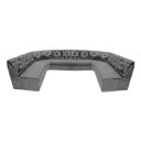 Ver imagem 1 de Sofá de Canto 12 Lugares Espuma D33 Confortável:cinza