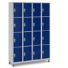 Armários Guarda Volume Aço 16 Portas para Vestiários Cor:azul Del Rey - 1