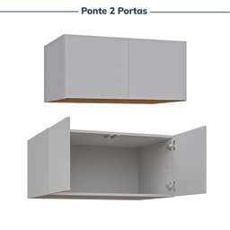 Guarda-roupa Modulado 2 Peças 4 Portas Jade Cabecasa Madeiramadeira - 13