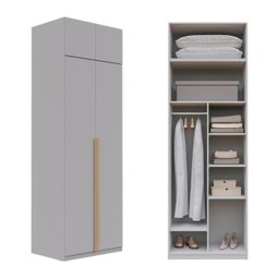 Guarda-roupa Modulado 2 Peças 4 Portas Jade Cabecasa Madeiramadeira - 7